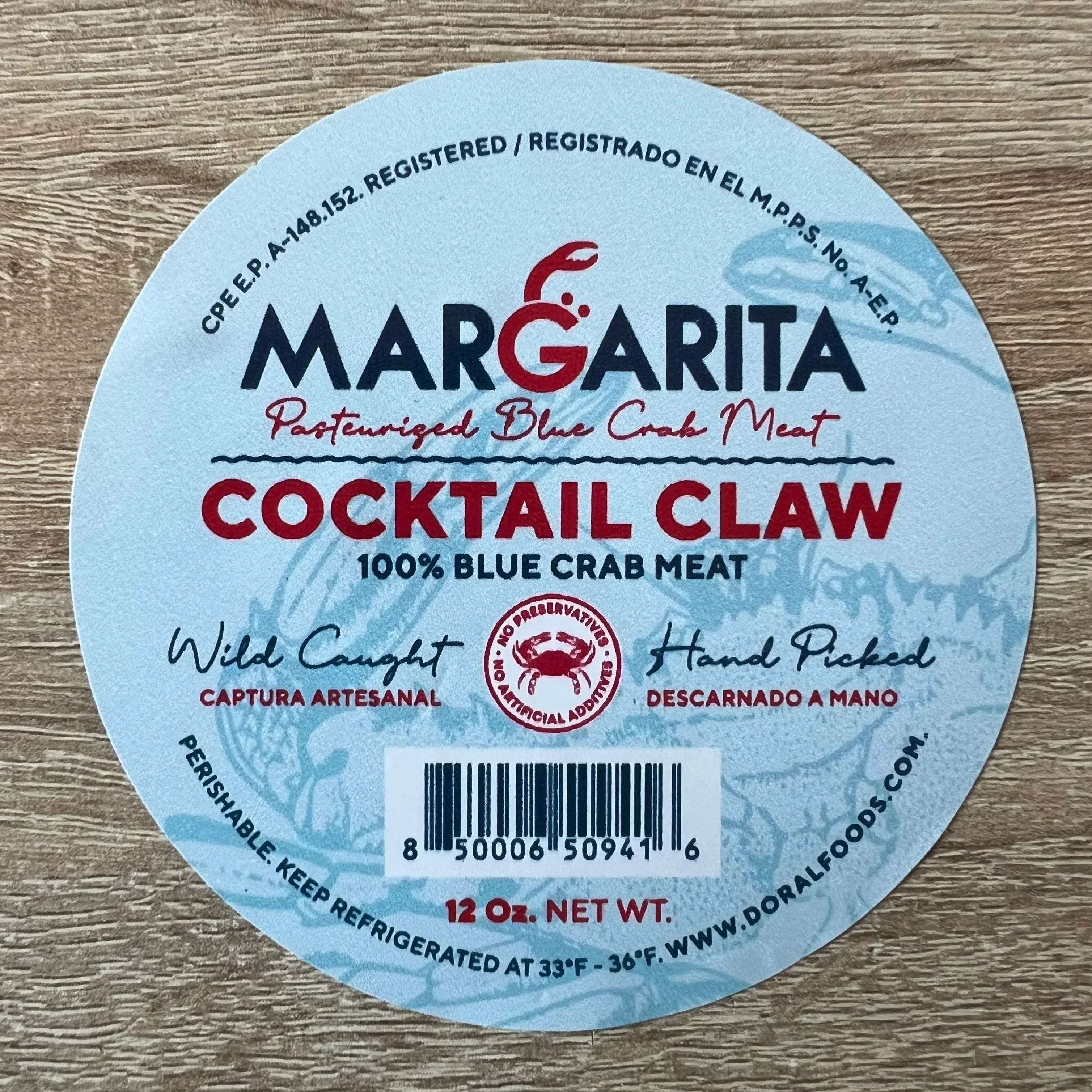 Grader's Reserve Blue Crab Cocktail Claws | Price per 340 grams - AguaSalada.US