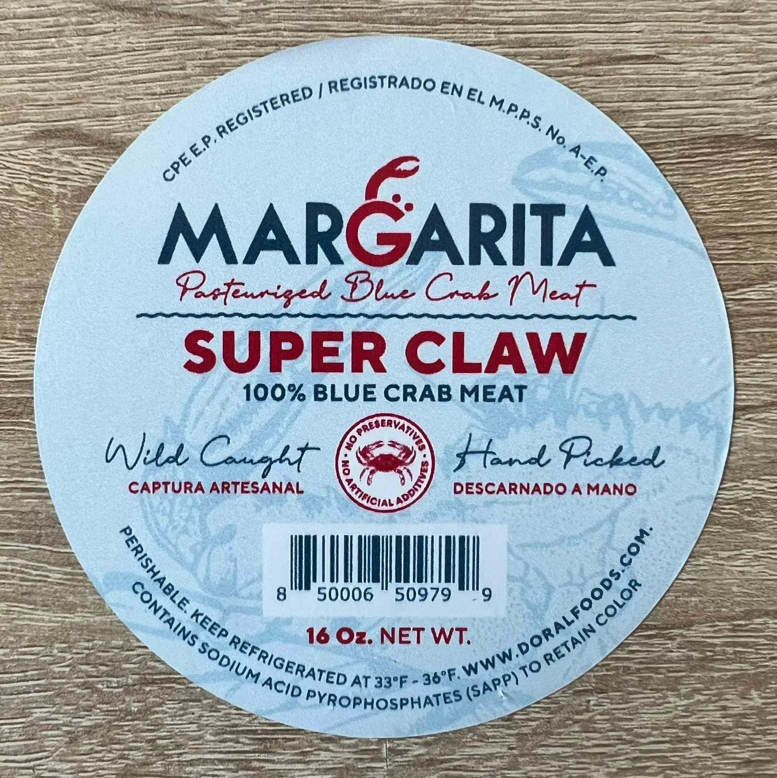 Grader's Reserve Blue Crab Super Claw | Price per 454 grams - AguaSalada.US